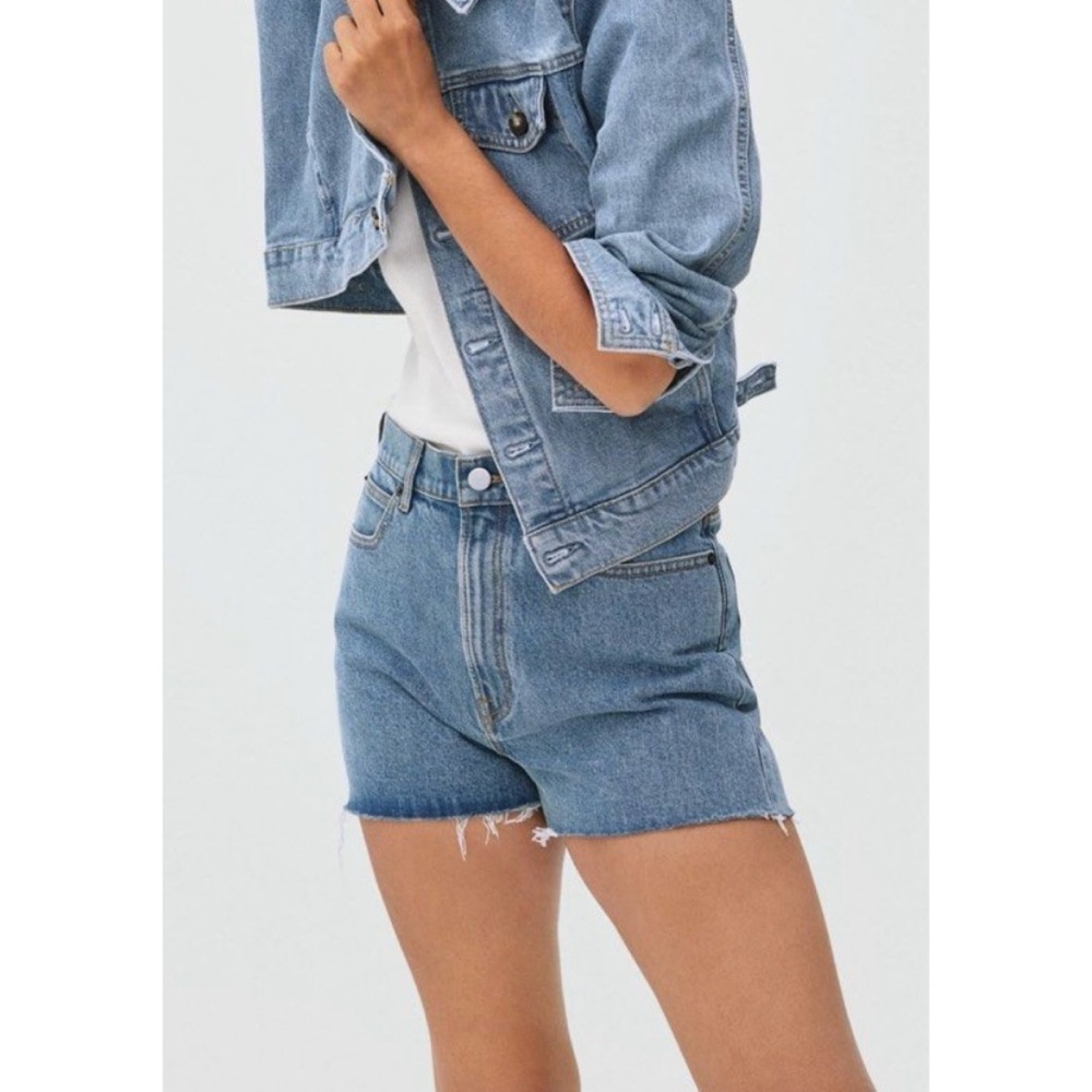 EVERLANE The Way High Denim Shorts